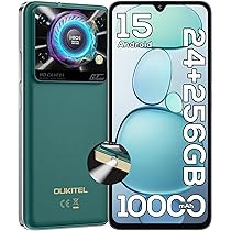 OUKITEL C60 PRO Android 15 Mobile Phones(307g)-10000mAh